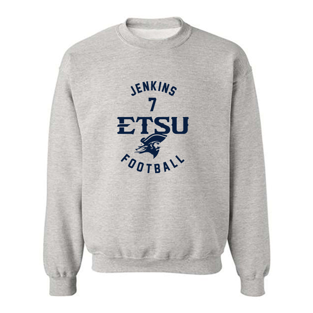 East Tennessee State - NCAA Football : Michael Jenkins - Classic Fashion Shersey Crewneck Sweatshirt