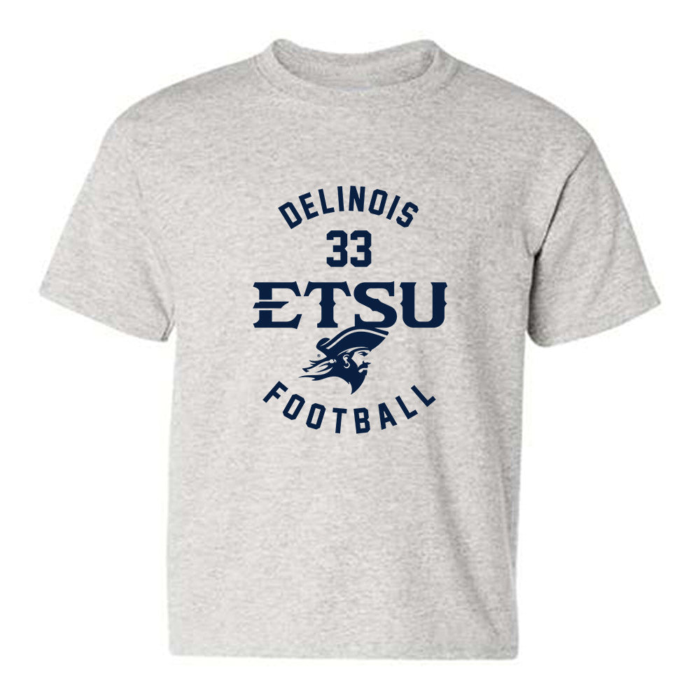 East Tennessee State - NCAA Football : Andrei Delinois - Classic Fashion Shersey Youth T-Shirt-0