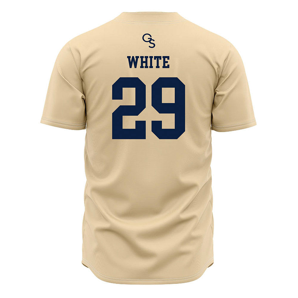 Georgia Southern - NCAA Baseball : Sean White - Cream Jersey-1