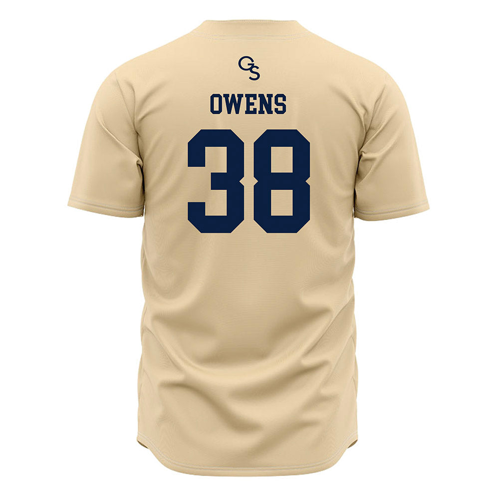 Georgia Southern - NCAA Baseball : Brady Owens - Cream Jersey-1
