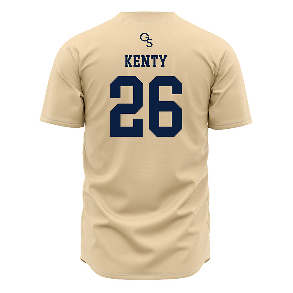 Georgia Southern - NCAA Baseball : Jansen Kenty - Cream Jersey-1