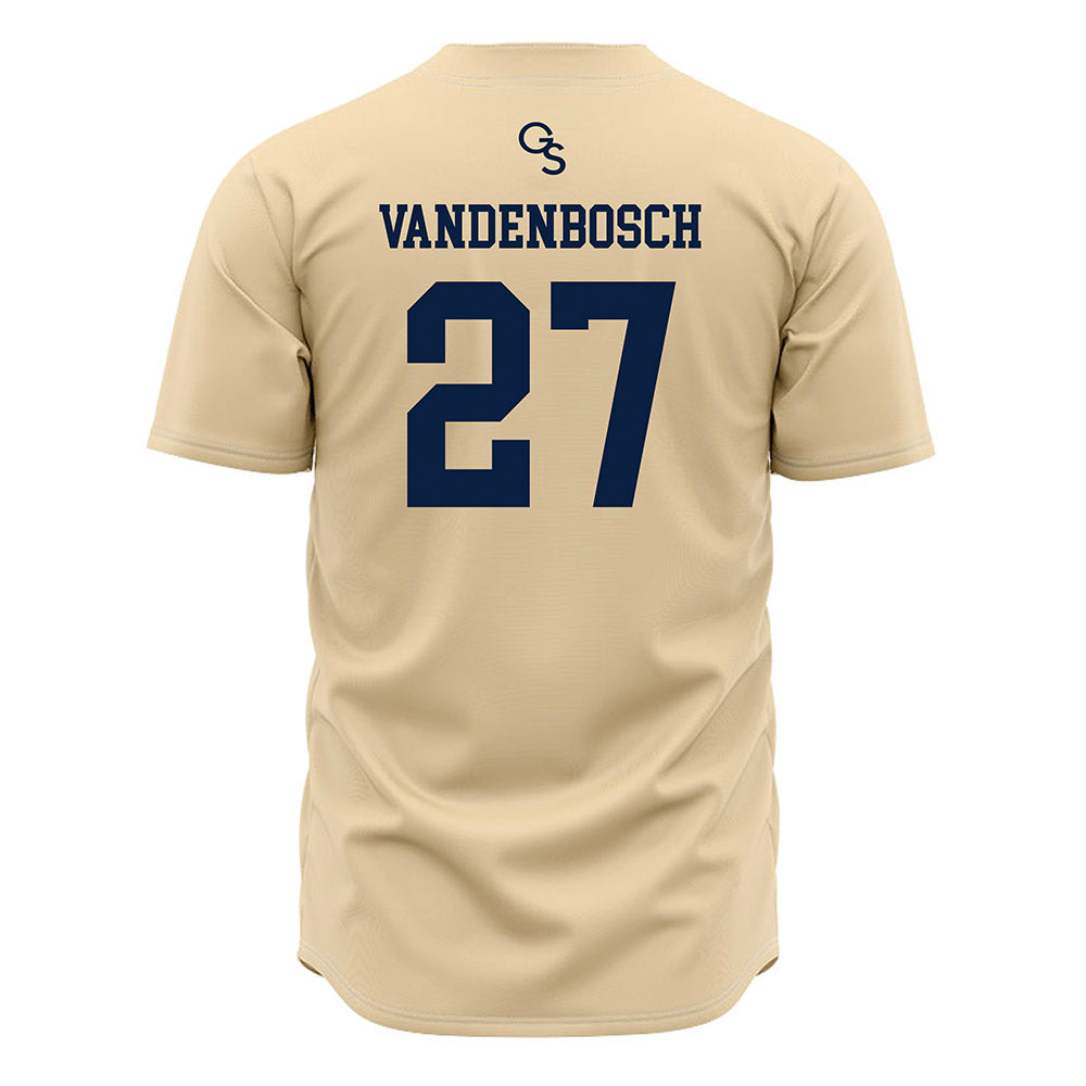Georgia Southern - NCAA Baseball : Evan Vandenbosch - Cream Jersey-1