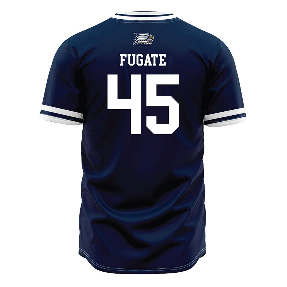 Georgia Southern - NCAA Baseball : Connor Fugate - Navy Jersey-1