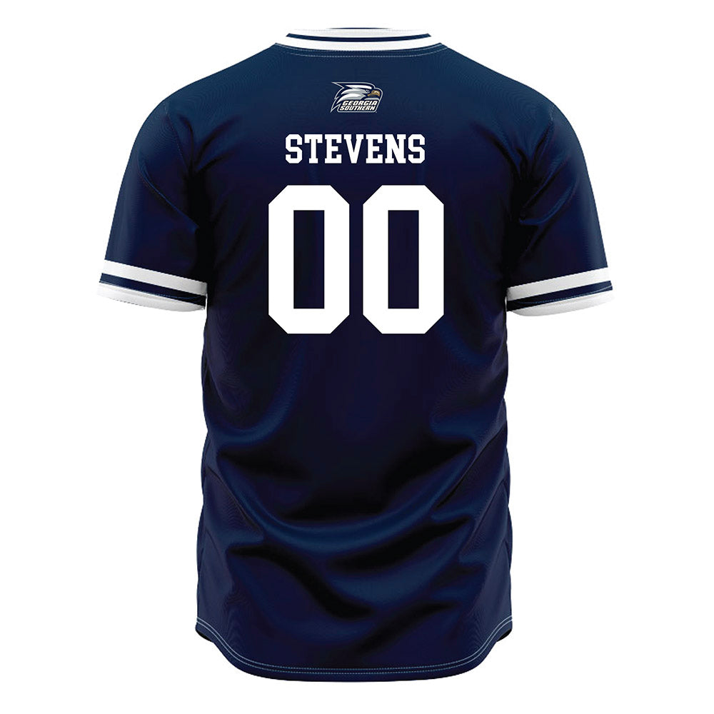 Georgia Southern - NCAA Baseball : Julian Stevens - Navy Jersey-1
