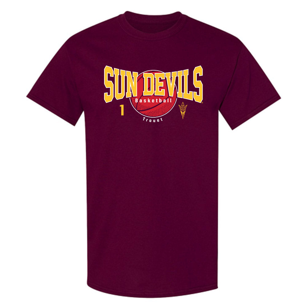 Arizona State - NCAA Men's Basketball : Santiago Trouet - Classic Fashion Shersey T-Shirt-0