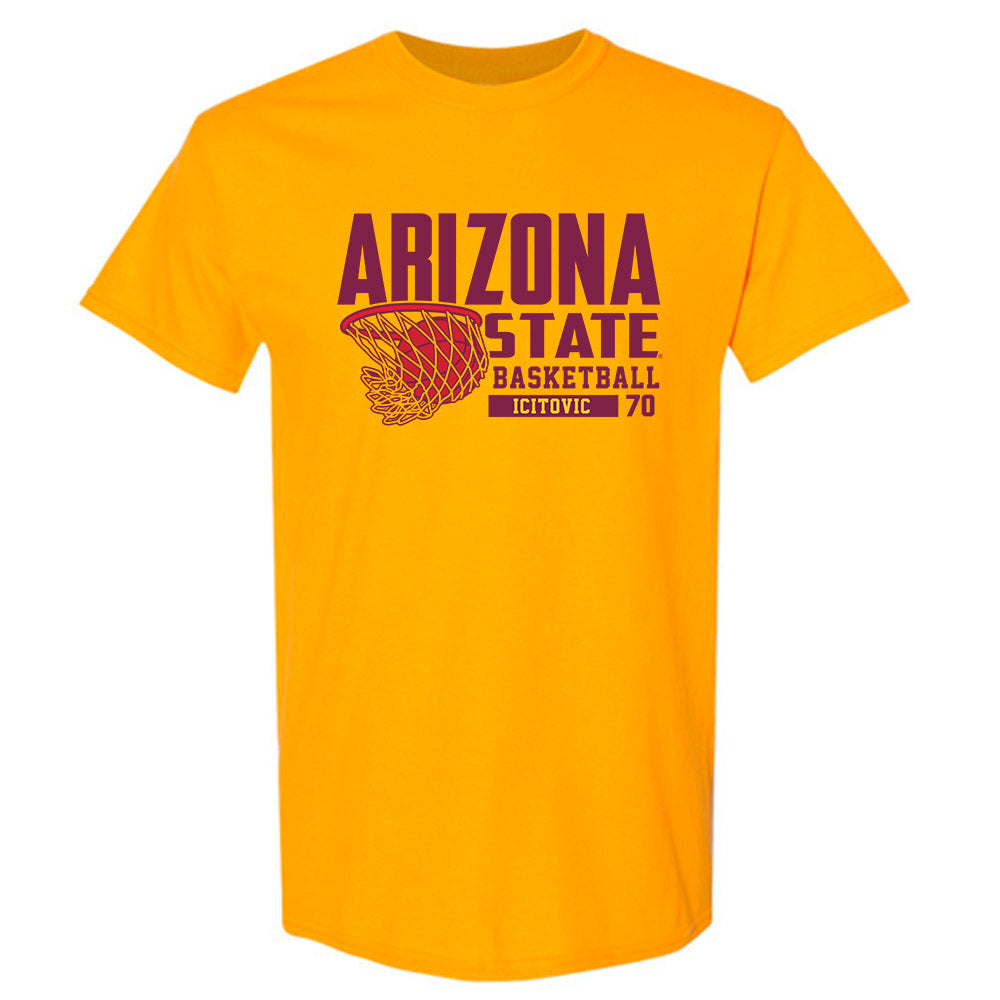 Arizona State - NCAA Men's Basketball : Jovan Icitovic - Classic Fashion Shersey T-Shirt-0