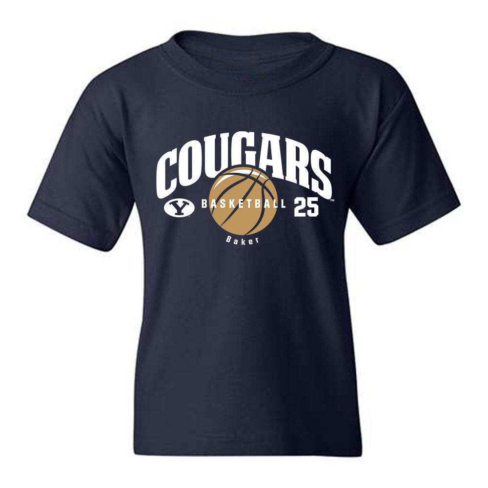 BYU - NCAA Men's Basketball : Dawson Baker - Youth T-Shirt-0