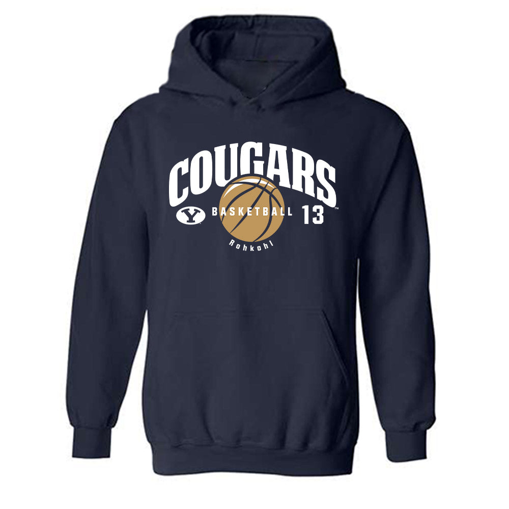 BYU - NCAA Women's Basketball : Lara Rohkohl - Hooded Sweatshirt-0