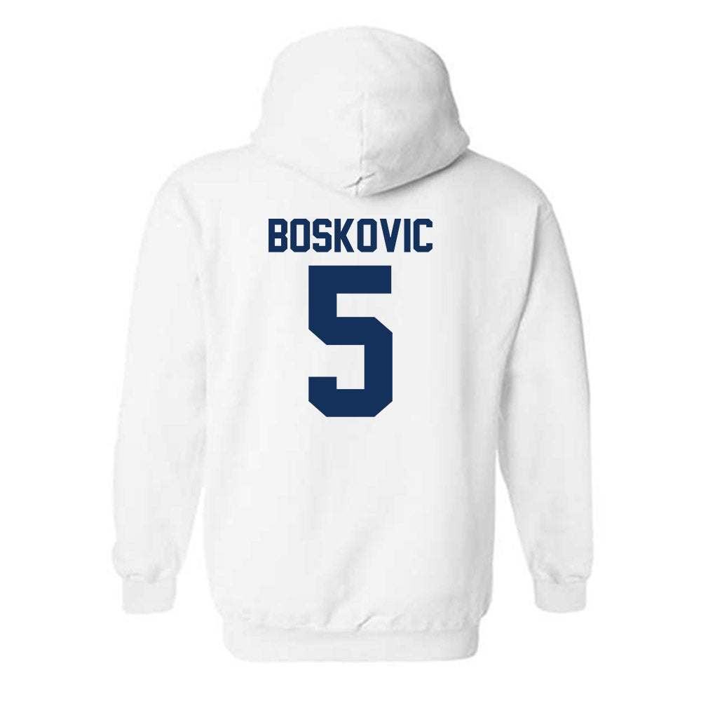 BYU - NCAA Men's Basketball : Mihailo Boskovic - Hooded Sweatshirt-1