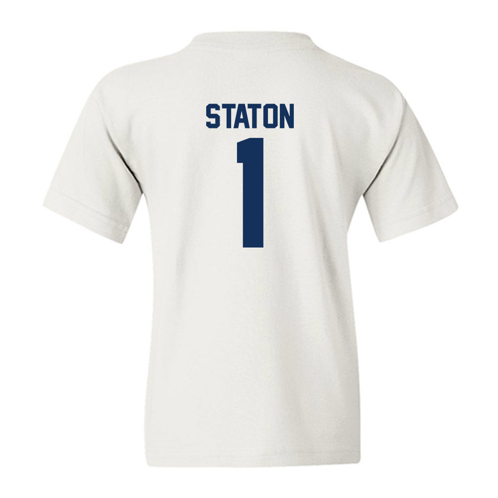 BYU - NCAA Men's Basketball : Xavion Staton - Youth T-Shirt-1