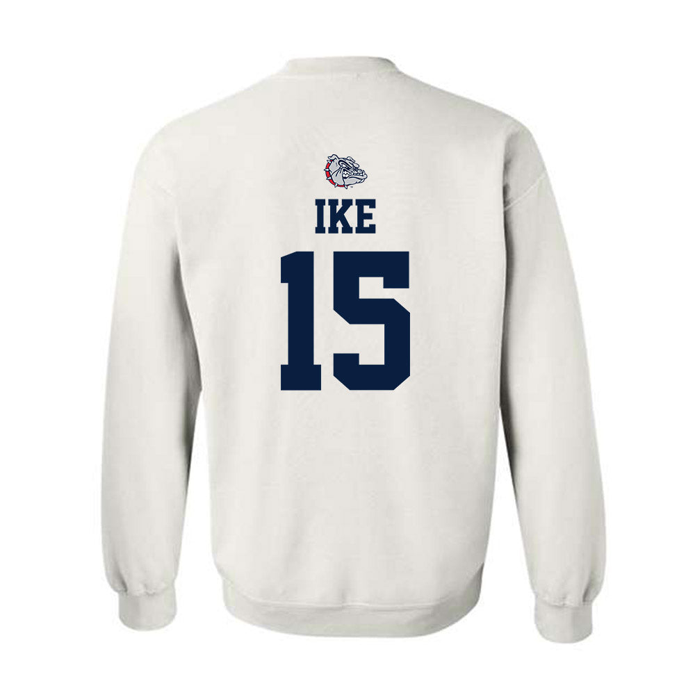 Gonzaga - NCAA Men's Basketball : Graham Ike - Sports Shersey Crewneck Sweatshirt-1