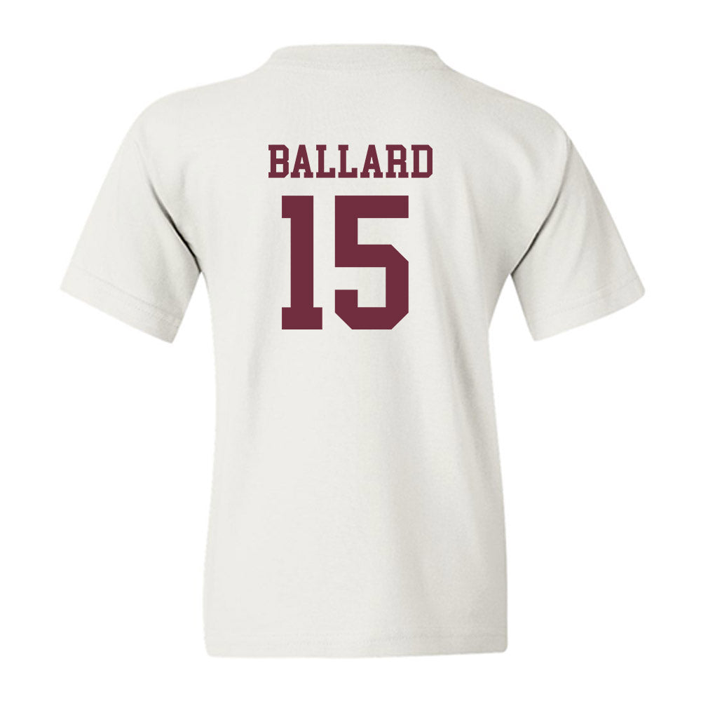 Mississippi State - NCAA Men's Basketball : Quincy Ballard - Sports Shersey Youth T-Shirt-1