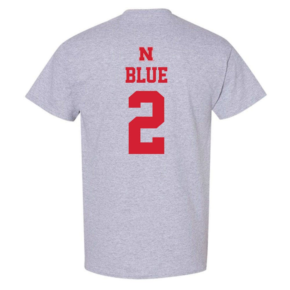 Nebraska - NCAA Men's Basketball : Kendall Blue - Sports Shersey T-Shirt-1