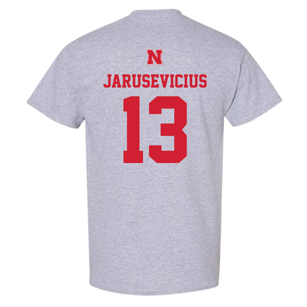 Nebraska - NCAA Men's Basketball : Ugnius Jarusevicius - Sports Shersey T-Shirt-1