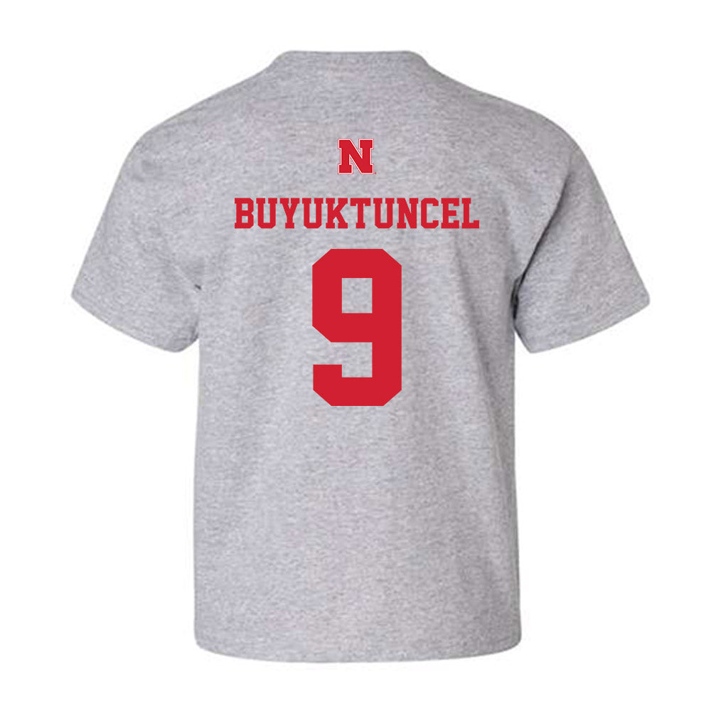 Nebraska - NCAA Men's Basketball : Berke Buyuktuncel - Sports Shersey Youth T-Shirt-1