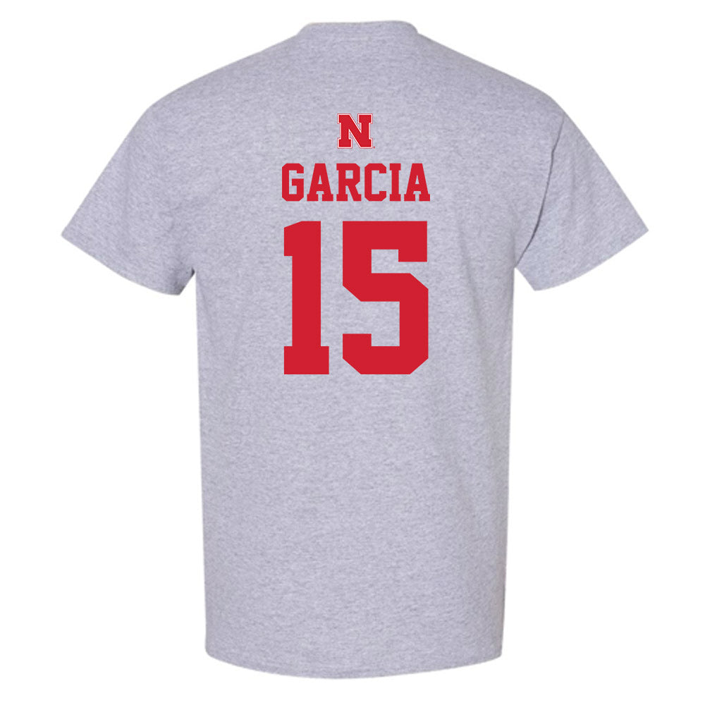 Nebraska - NCAA Men's Basketball : Jared Garcia - Sports Shersey T-Shirt-1