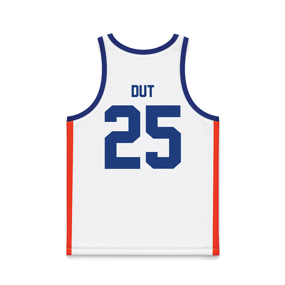 Florida - NCAA Women's Basketball : Beage Dut - White Basketball Jersey