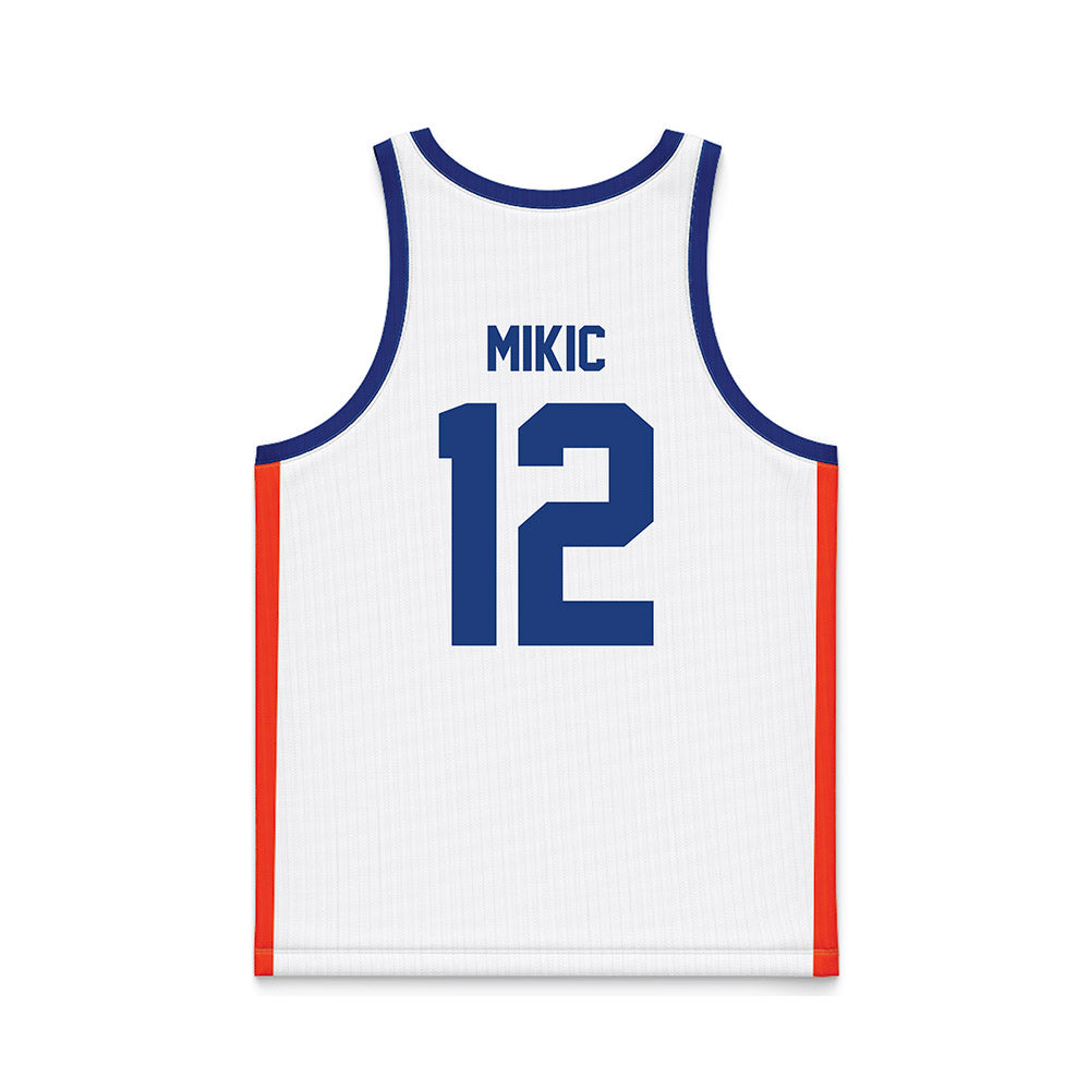 Florida - NCAA Men's Basketball : Viktor Mikic - White Basketball Jersey