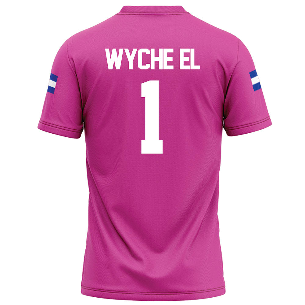 Grand Valley - NCAA Football : Lynn Wyche El - Pink Football Jersey-1