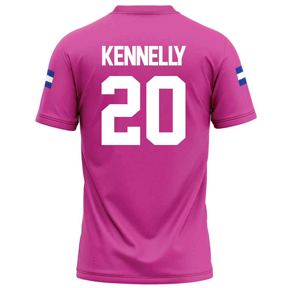 Grand Valley - NCAA Football : Ian Kennelly - Pink Football Jersey-1
