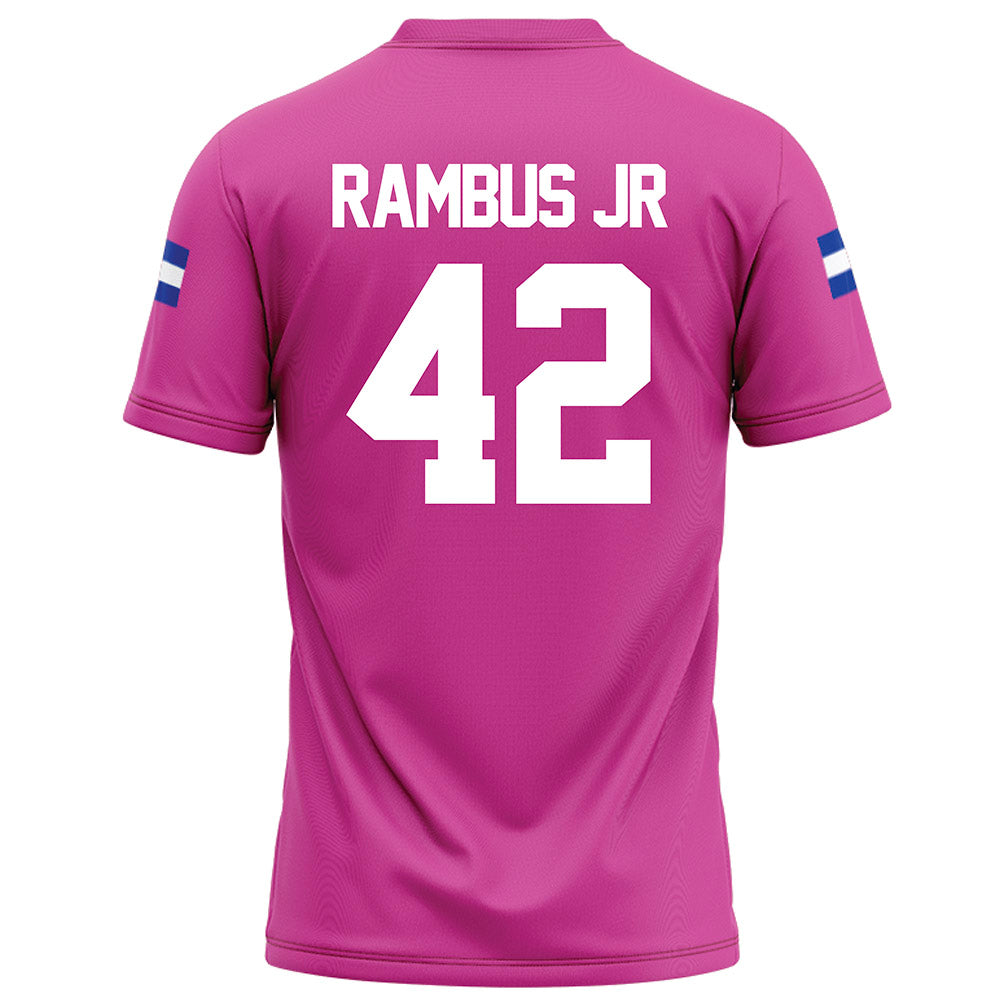 Grand Valley - NCAA Football : Antuane Rambus Jr - Pink Football Jersey-1