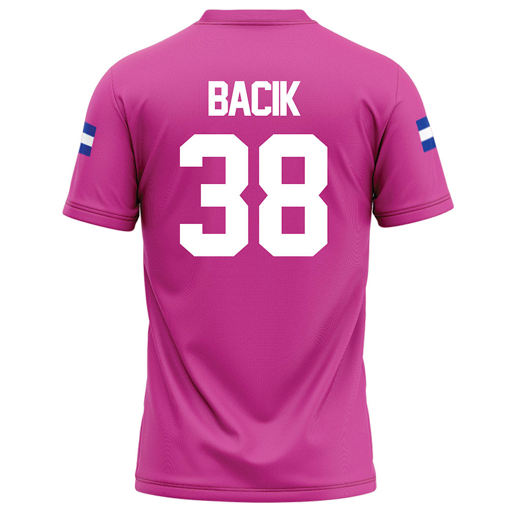 Grand Valley - NCAA Football : Mathew Bacik - Pink Football Jersey-1