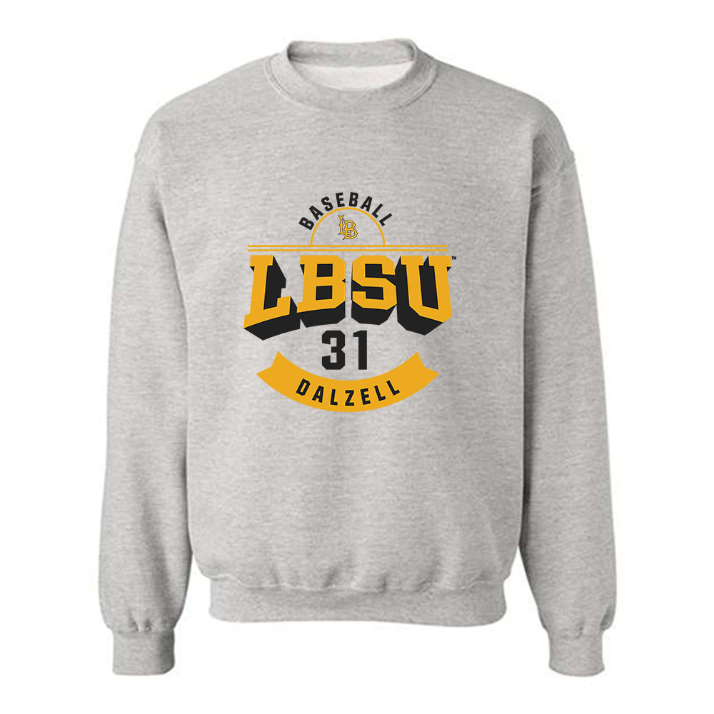 LBSU - NCAA Baseball : Tristan Dalzell - Classic Fashion Shersey Crewneck Sweatshirt-0