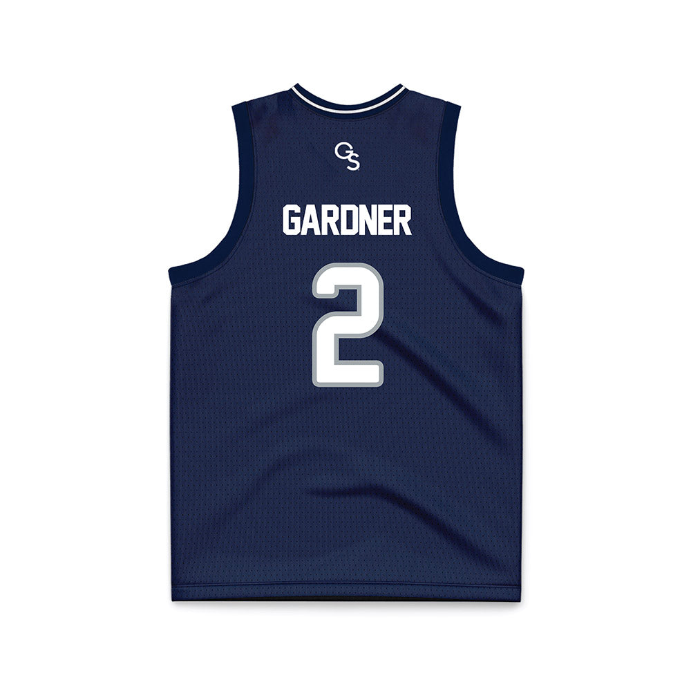 Georgia Southern - NCAA Men's Basketball : Dallas Gardner - Navy Basketball Jersey-1