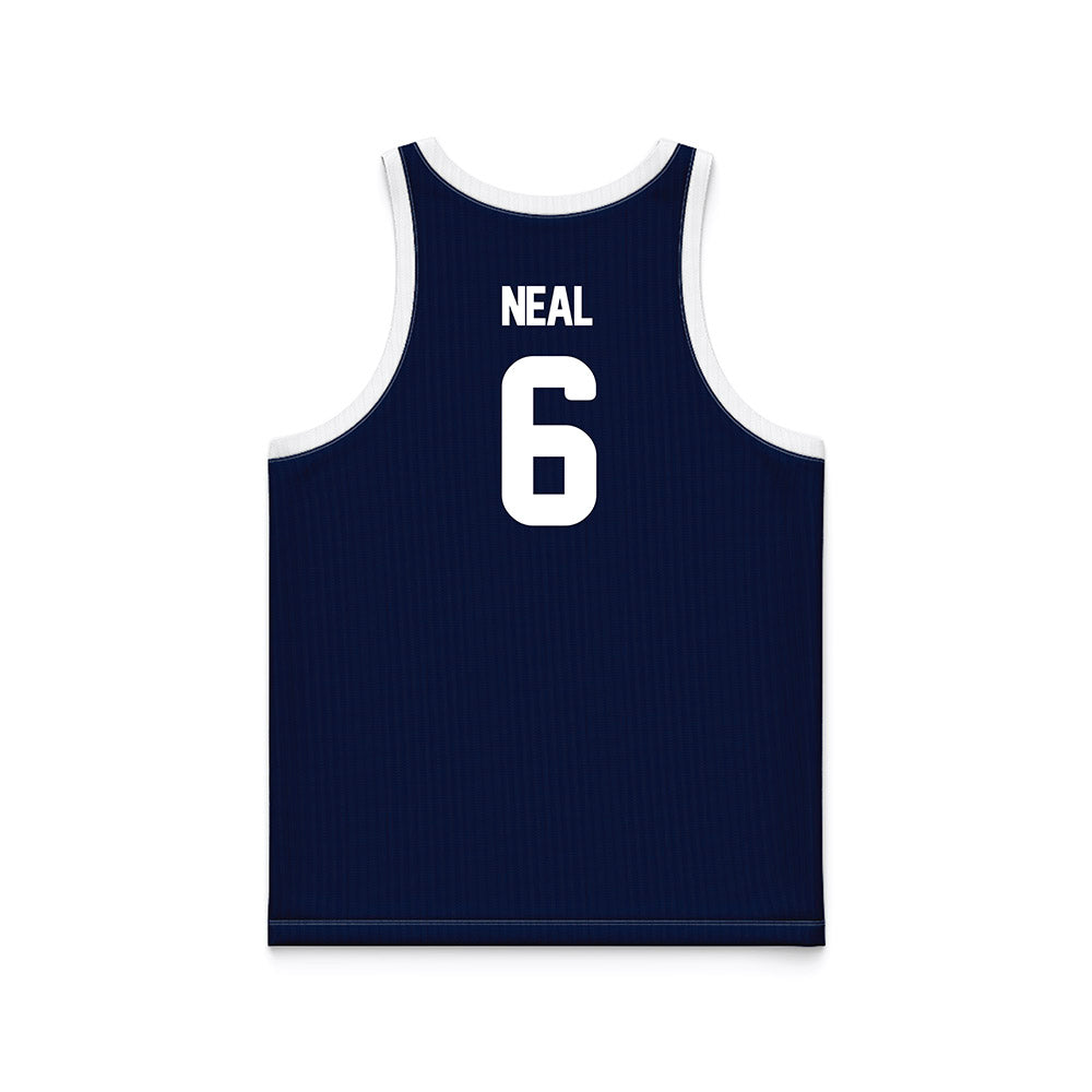 Georgia Southern - NCAA Men's Basketball : Amare Neal - Blue Basketball Jersey-1