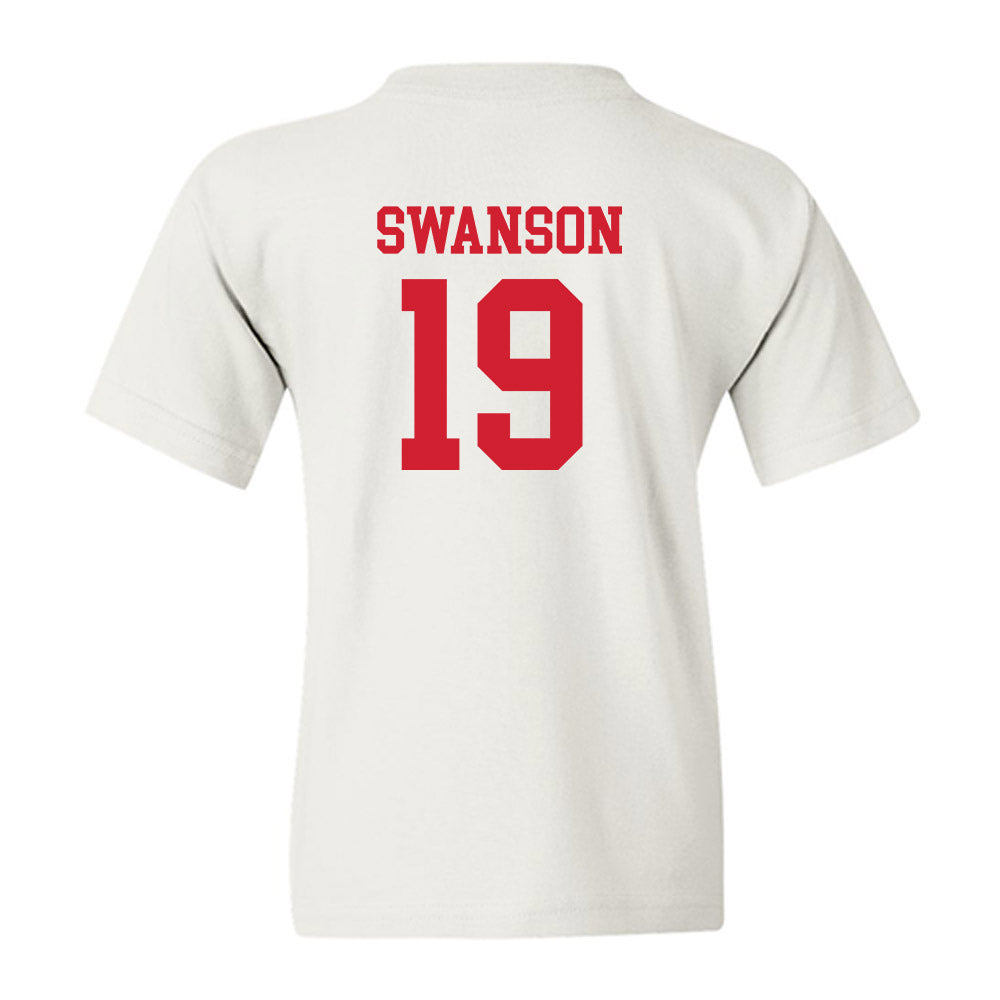 Fairfield - NCAA Baseball : Boden Swanson - Classic Shersey Youth T-Shirt-1