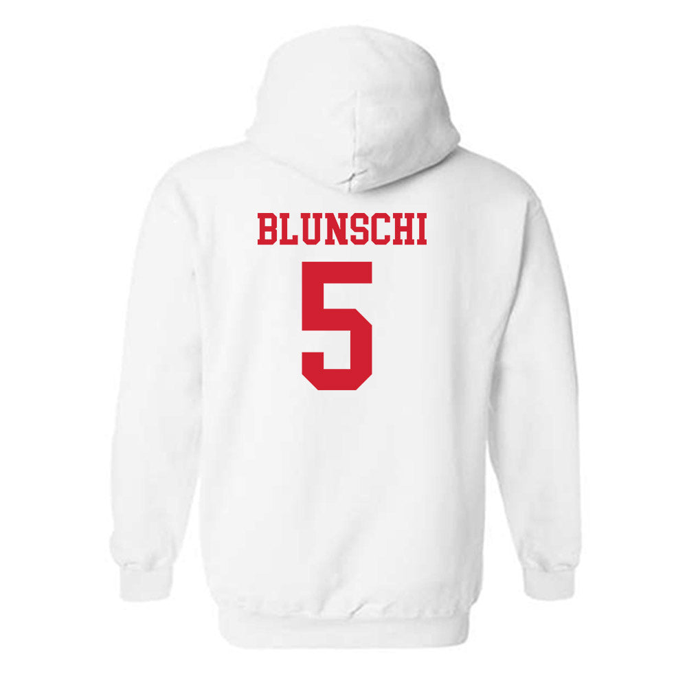 Fairfield - NCAA Men's Soccer : Jordan Blunschi - Classic Shersey Hooded Sweatshirt