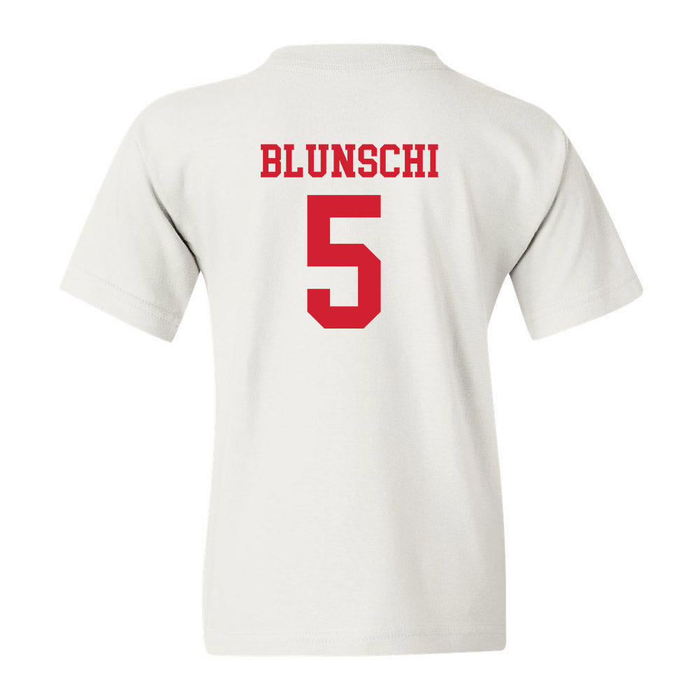Fairfield - NCAA Men's Soccer : Jordan Blunschi - Classic Shersey Youth T-Shirt