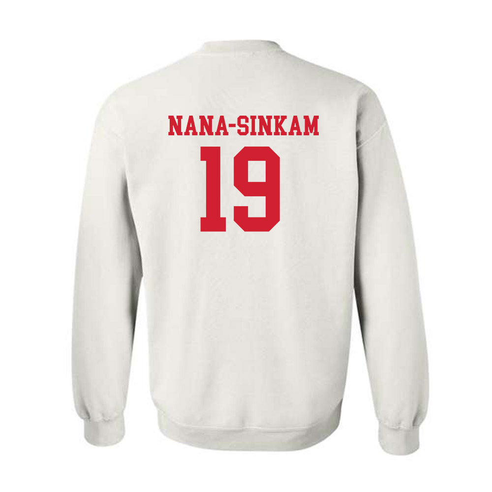 Fairfield - NCAA Men's Soccer : Marques Nana-Sinkam - Classic Shersey Crewneck Sweatshirt-1