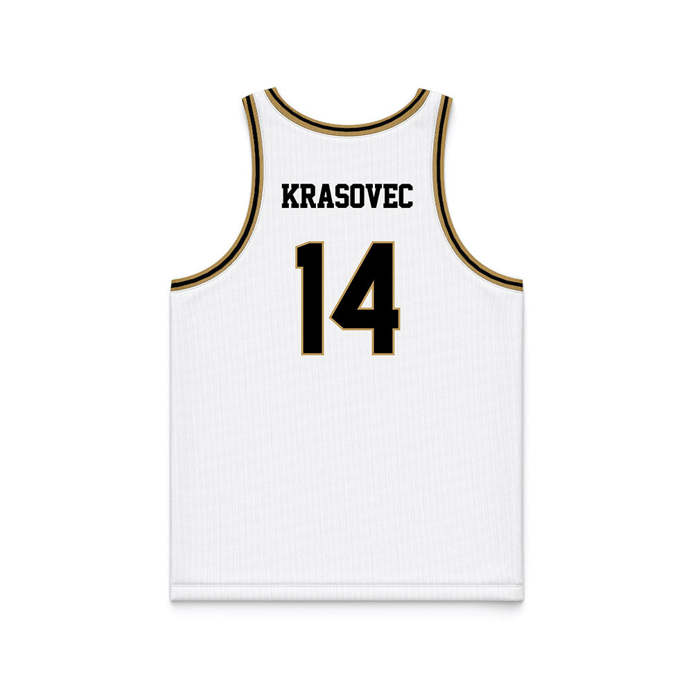 PFW - NCAA Women's Basketball : Lili Krasovec - White Basketball Jersey-1