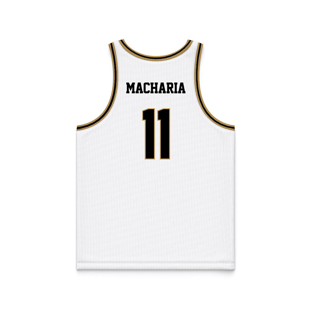 PFW - NCAA Women's Basketball : Destiny Macharia - White Basketball Jersey-1