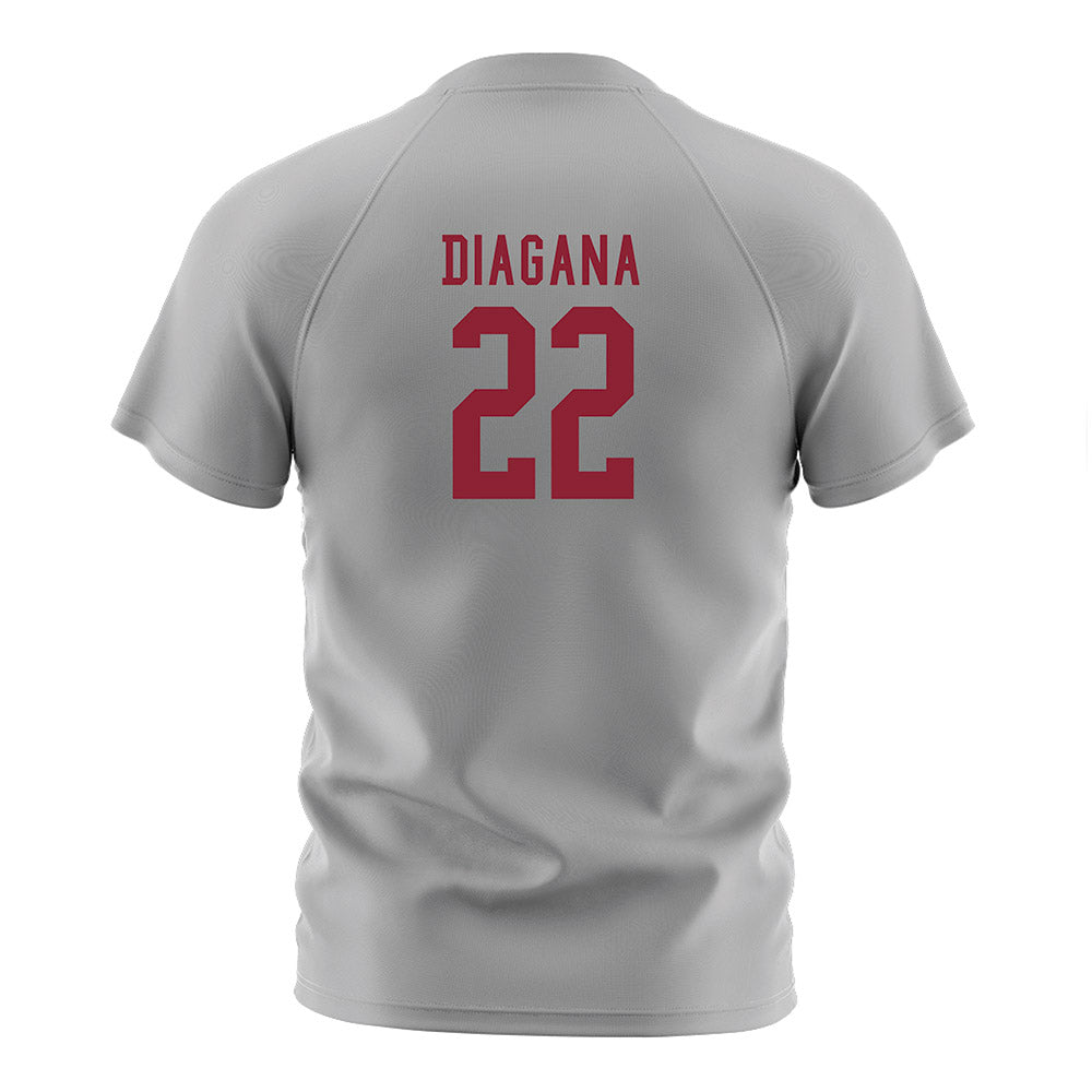 SCU - NCAA Men's Soccer : Simon Diagana - Grey Soccer Jersey