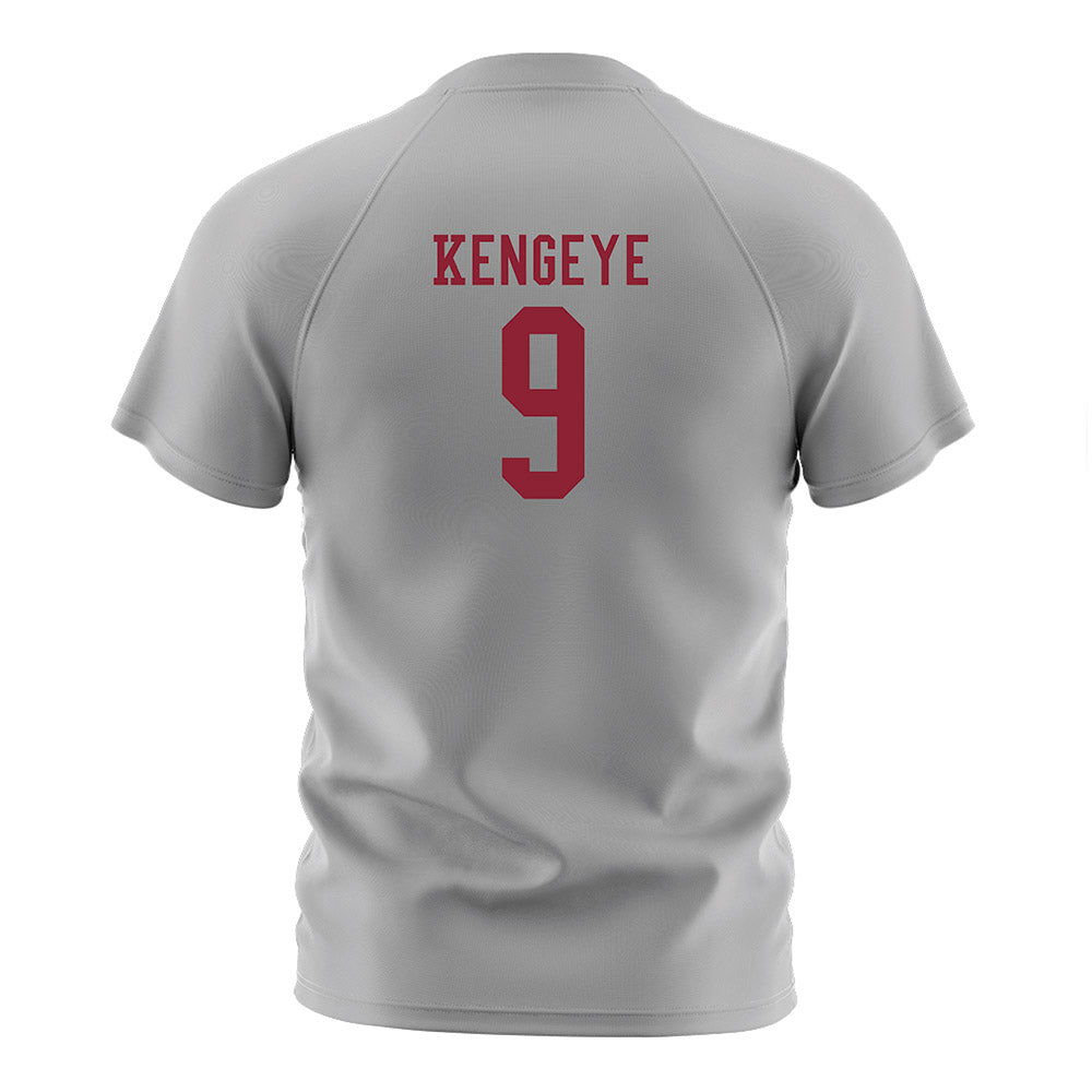 SCU - NCAA Men's Soccer : Baronyi Kengeye - Grey Soccer Jersey-1