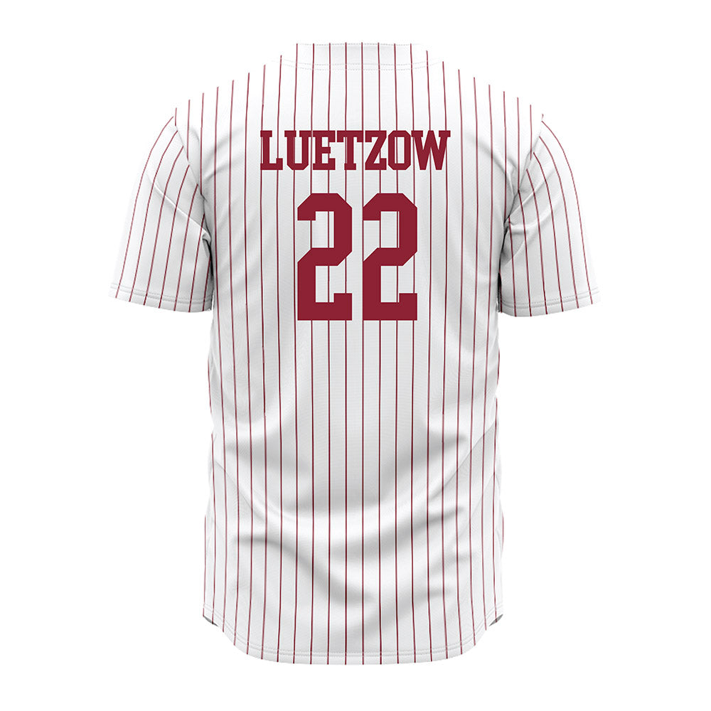 SCU - NCAA Baseball : Johnny Luetzow - White Jersey