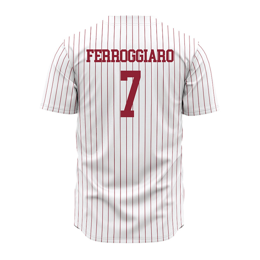 SCU - NCAA Baseball : Thomas Ferroggiaro - White Jersey