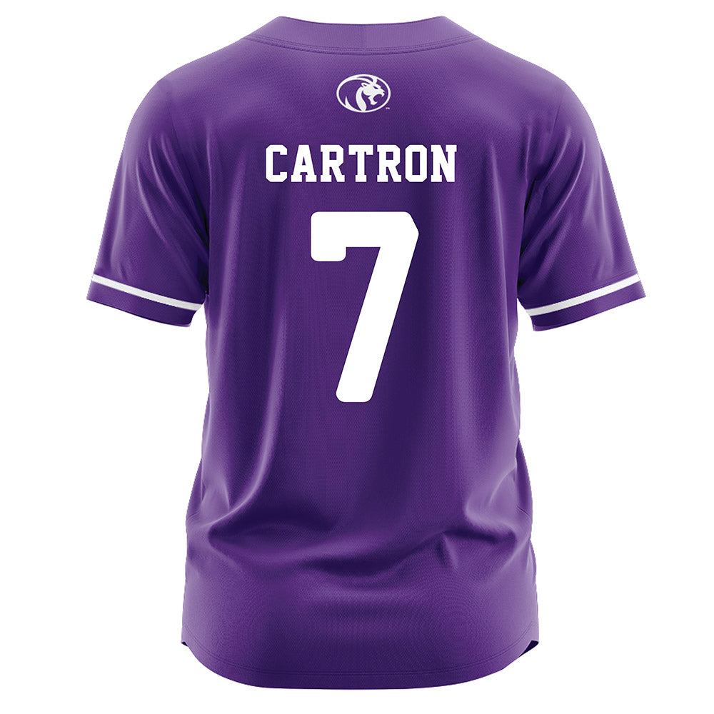 North Alabama - NCAA Softball : Caroline Cartron - Purple Jersey