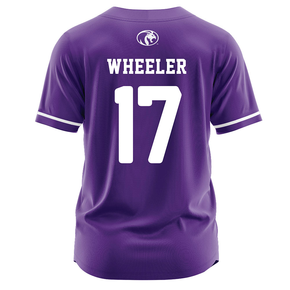 North Alabama - NCAA Softball : Laura Leigh Wheeler - Purple Jersey