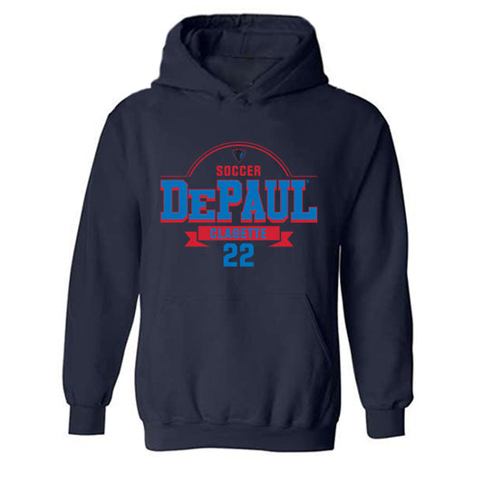 DePaul - NCAA Men's Soccer : Jordan Clagette - Hooded Sweatshirt Classic Fashion Shersey