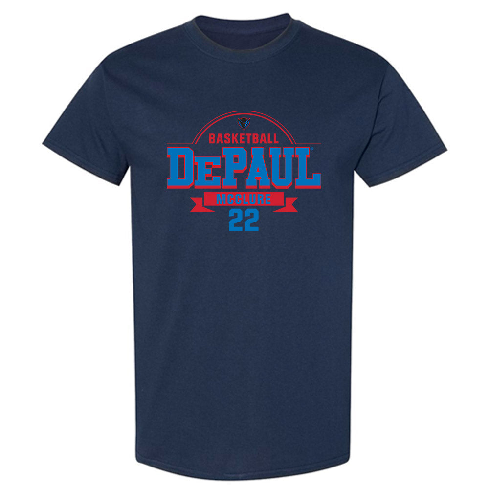 DePaul - NCAA Men's Basketball : Kruz McClure - Classic Fashion Shersey T-Shirt-0
