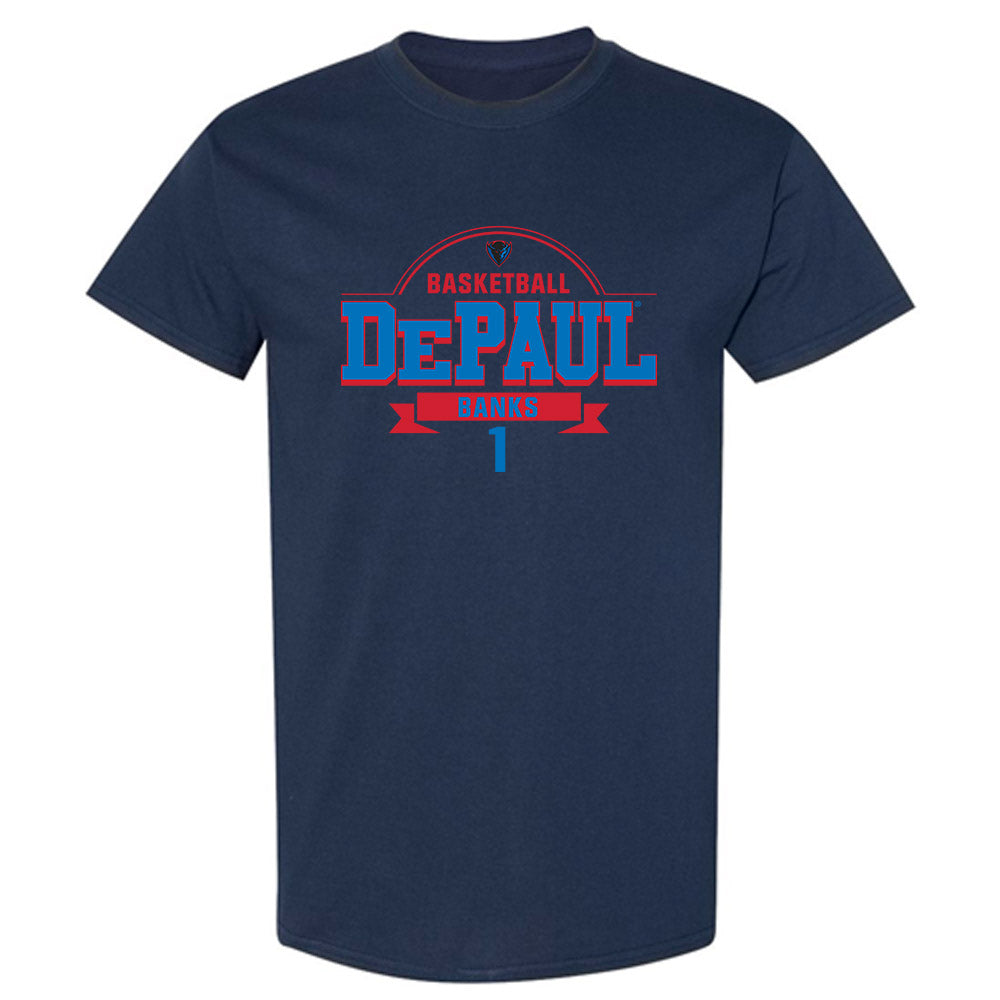 DePaul - NCAA Men's Basketball : Kaleb Banks - Classic Fashion Shersey T-Shirt-0