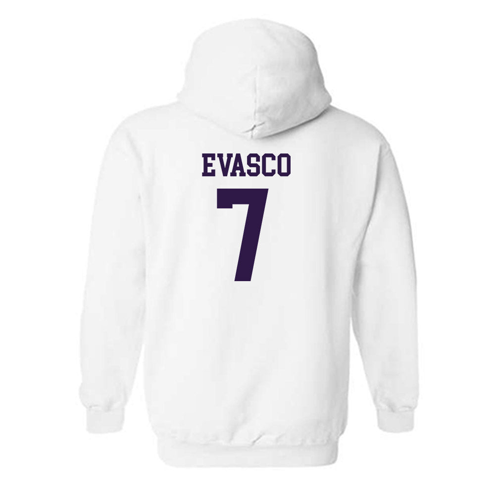 Kansas State - NCAA Baseball : Aj Evasco - Classic Shersey Hooded Sweatshirt-1