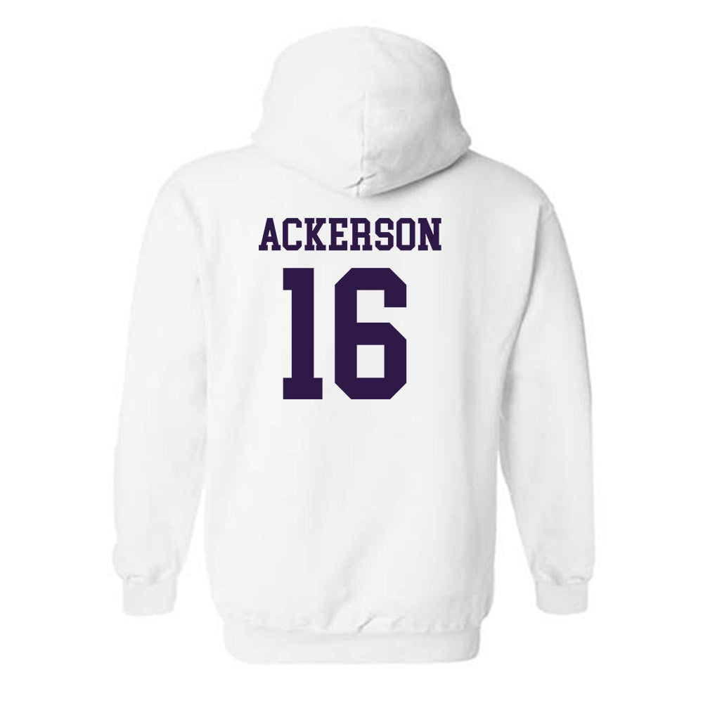 Kansas State - NCAA Football : Dj Ackerson - Classic Shersey Hooded Sweatshirt-1