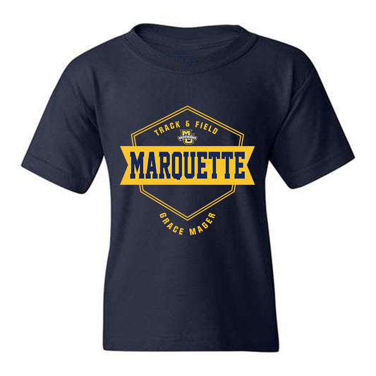 Marquette - NCAA Women's Track & Field (Outdoor) : Grace Mager - Youth T-Shirt Classic Fashion Shersey