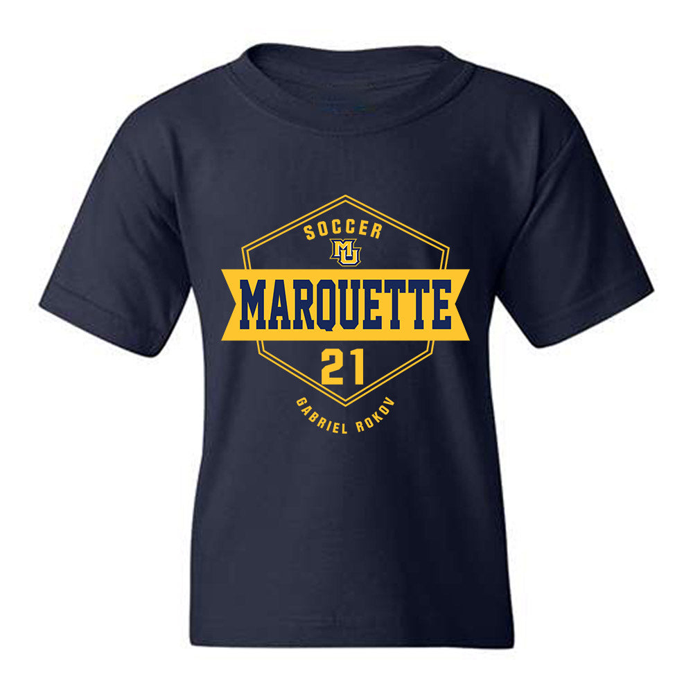 Marquette - NCAA Men's Soccer : Gabriel Rokov - Fashion Shersey Youth T-Shirt-0