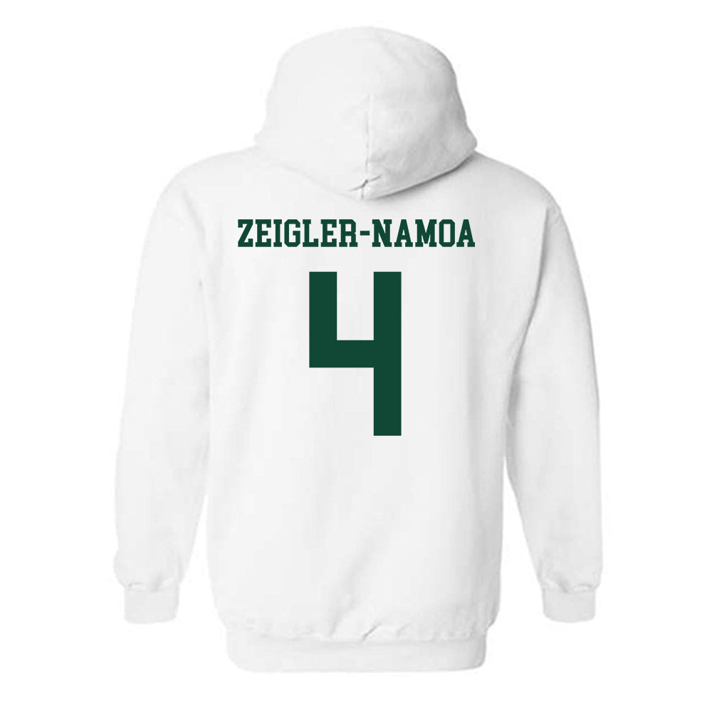 Hawaii - NCAA Baseball : Ben Zeigler-Namoa - Classic Shersey Hooded Sweatshirt-1