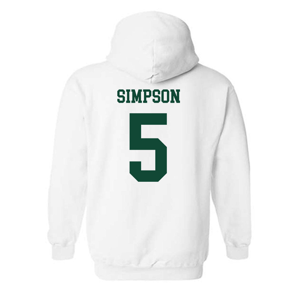 Hawaii - NCAA Women's Soccer : Riley Simpson - Classic Shersey Hooded Sweatshirt-1